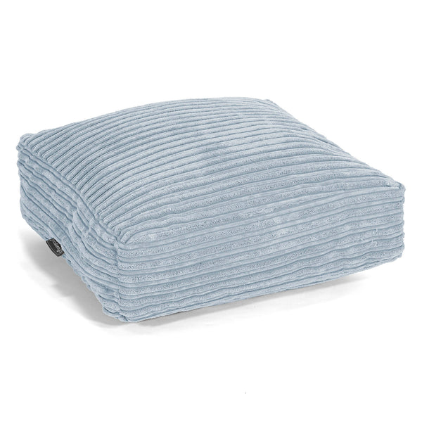 Grand Coussin de Sol - Côtelé Bébé Bleu 01