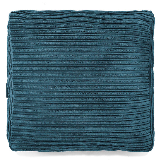 Grand Coussin de Sol - Côtelé Bleu Marine 03