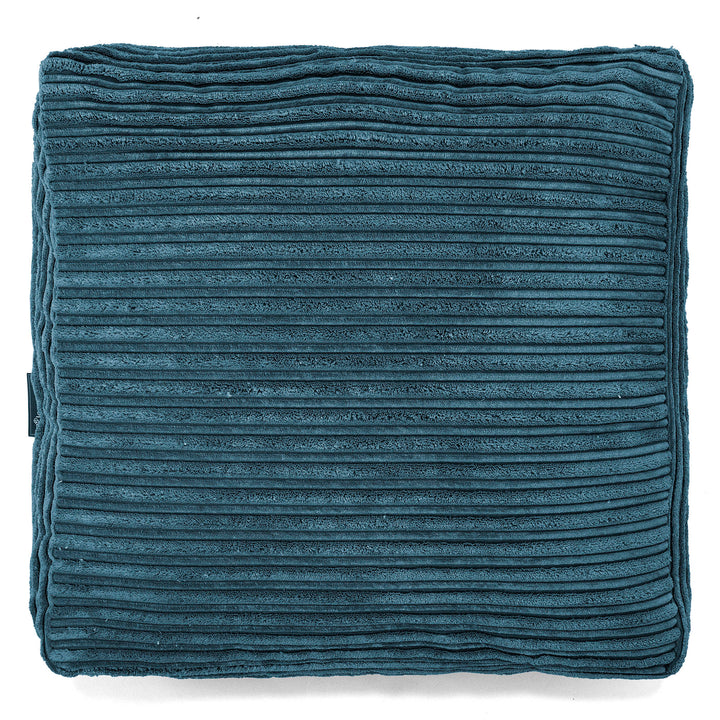 Grand Coussin de Sol - Côtelé Bleu Marine 03
