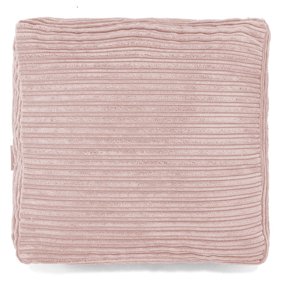 Grand Coussin de Sol - Côtelé Rose 03