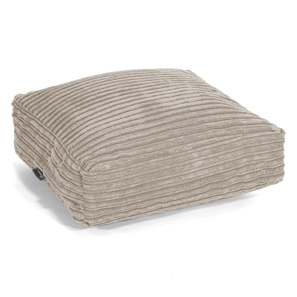 Grand Coussin de Sol - Côtelé Vison 01