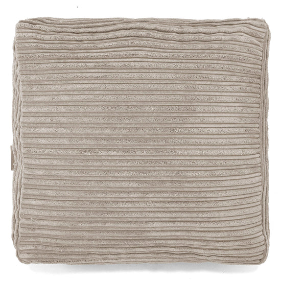 Grand Coussin de Sol - Côtelé Vison 03