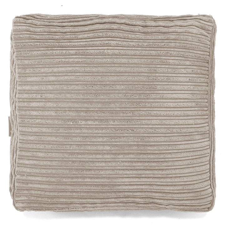 Grand Coussin de Sol - Côtelé Vison 03