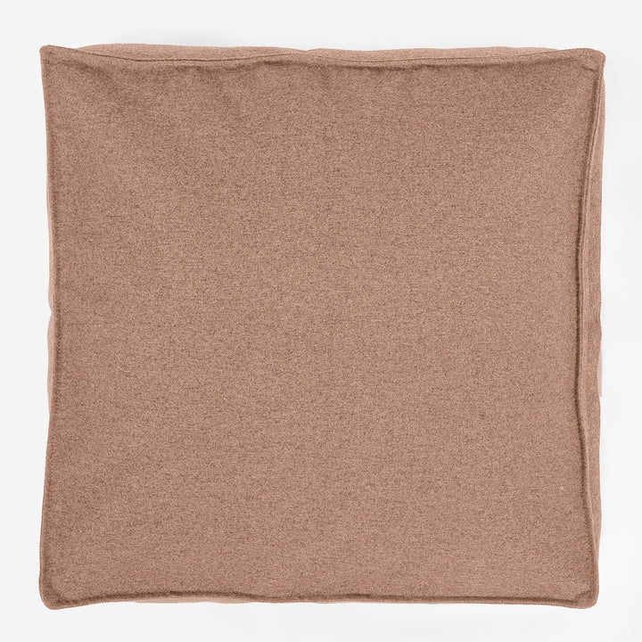 Grand Coussin de Sol - Interalli Laine Sable 03