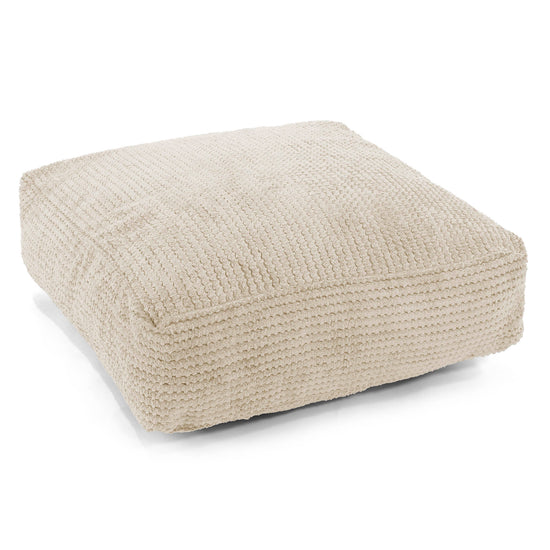 Grand Coussin de Sol - Pompon Crème 01