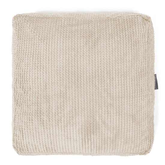 Grand Coussin de Sol - Pompon Crème 03
