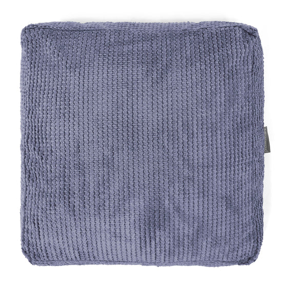 Grand Coussin de Sol - Pompon Violet 03