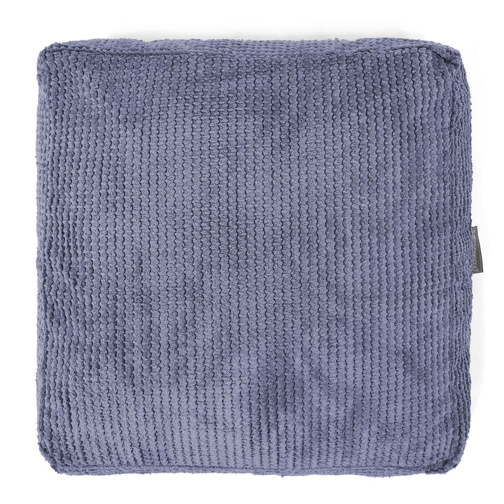 Grand Coussin de Sol - Pompon Violet 03