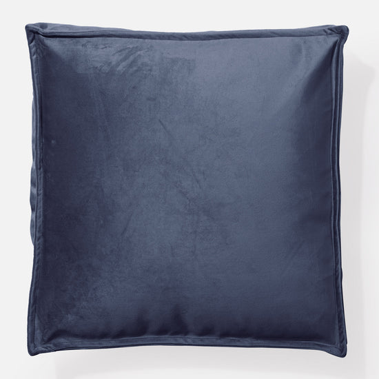 Grand Coussin de Sol - Velours Bleu Marine 02
