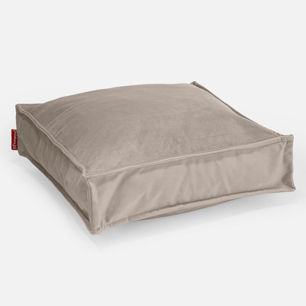 Grand Coussin de Sol - Velours Vison 01