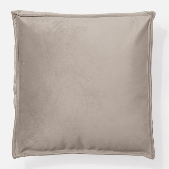 Grand Coussin de Sol - Velours Vison 02
