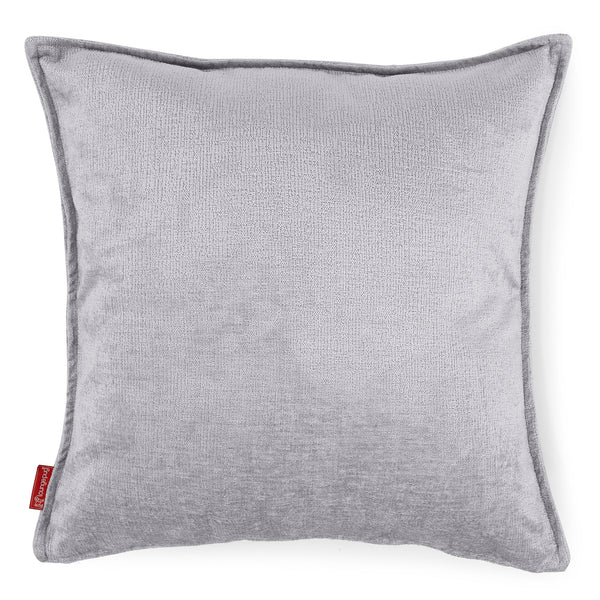 Grand Housse de Coussin 70 x 70cm - Chenille Gris 01
