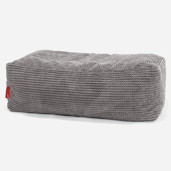 CloudSac 100 Repose-pieds à Mémoire de Forme - Pompon Anthracite 01