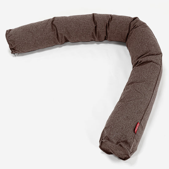 Traversin XXL - Interalli Laine Marron 01