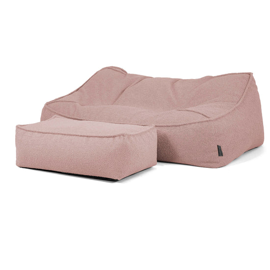 Le Canapé Pouf Doudou - Bouclé Rose_02