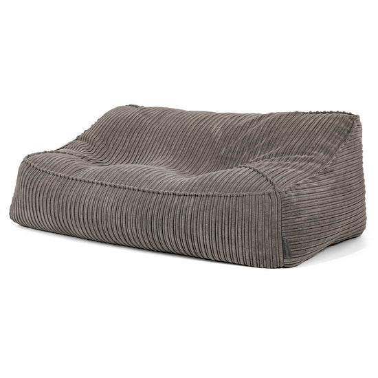 Le Canapé Pouf Doudou - Côtelé Anthracite 02