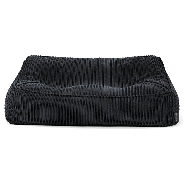 Le Canapé Pouf Doudou - Côtelé Noir 03