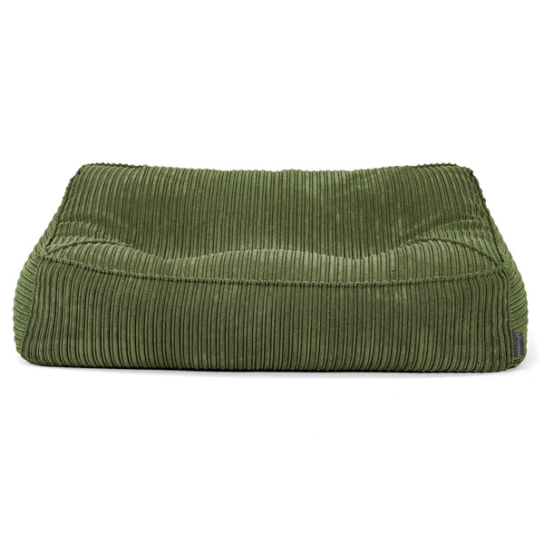 Le Canapé Pouf Doudou - Côtelé Vert Forêt 03