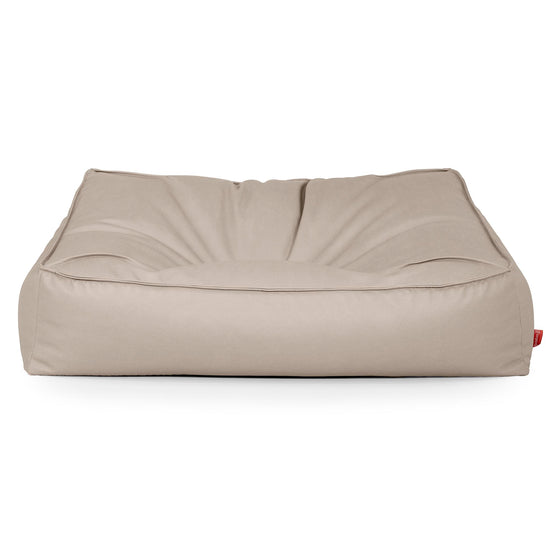 Le Canapé Pouf Doudou - Cuir Végan Ivoire 01