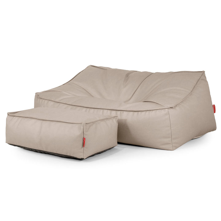 Le Canapé Pouf Doudou - Cuir Végan Ivoire 02