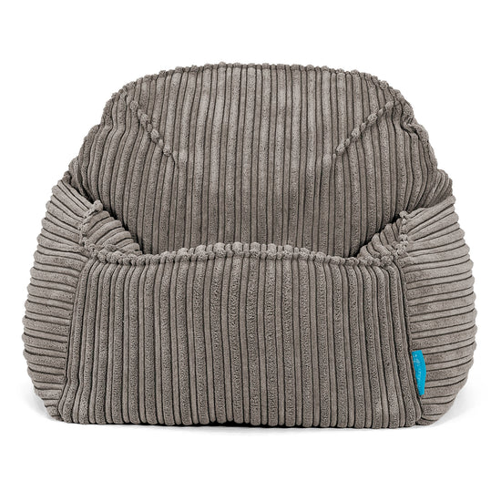 Le Pouf Enfant Doudou 2-6 ans - Côtelé Anthracite 02