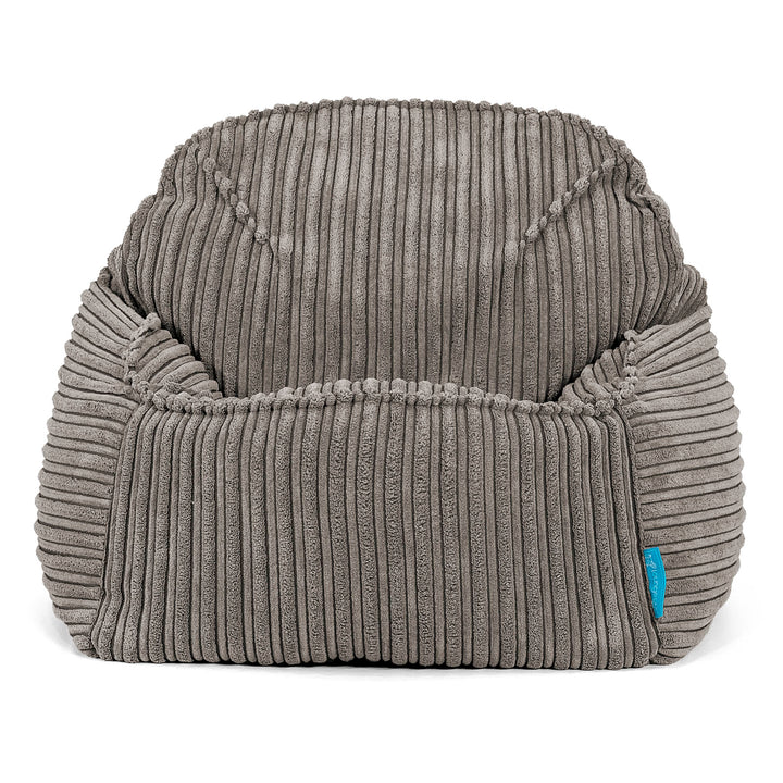 Le Pouf Enfant Doudou 2-6 ans - Côtelé Anthracite 02