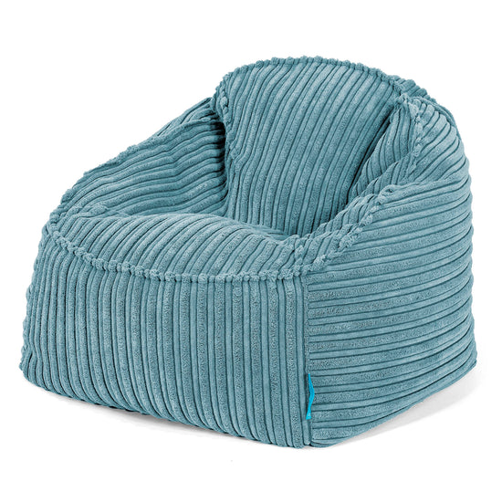 Le Pouf Enfant Doudou 2-6 ans - Côtelé Mer Égée 01