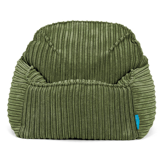 Le Pouf Enfant Doudou 2-6 ans - Côtelé Vert Forêt 02