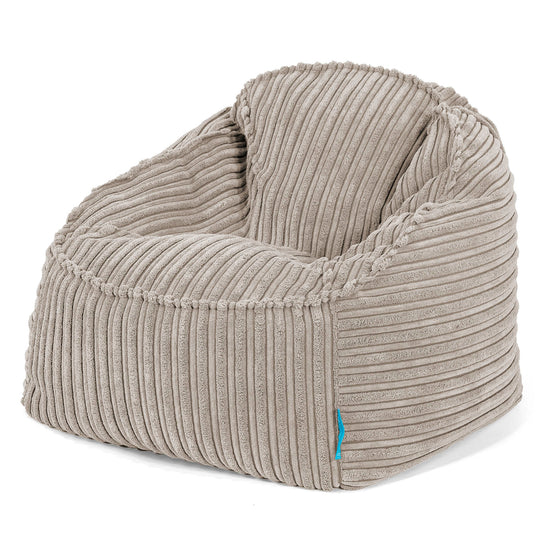 Le Pouf Enfant Doudou 2-6 ans - Côtelé Vison 01