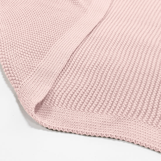 Couverture / Plaid - 100% Coton Ellos Bébé Rose 02