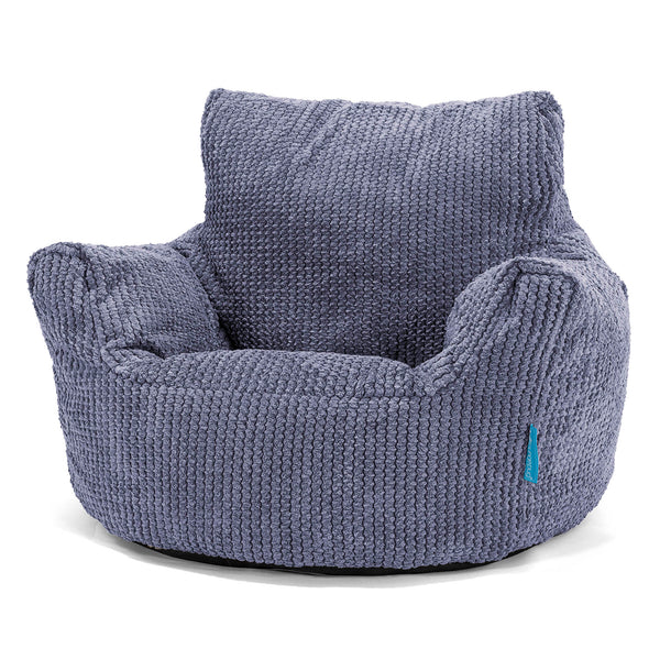 Fauteuil Pouf Bambin 1-3 ans - Pompon Violet 01