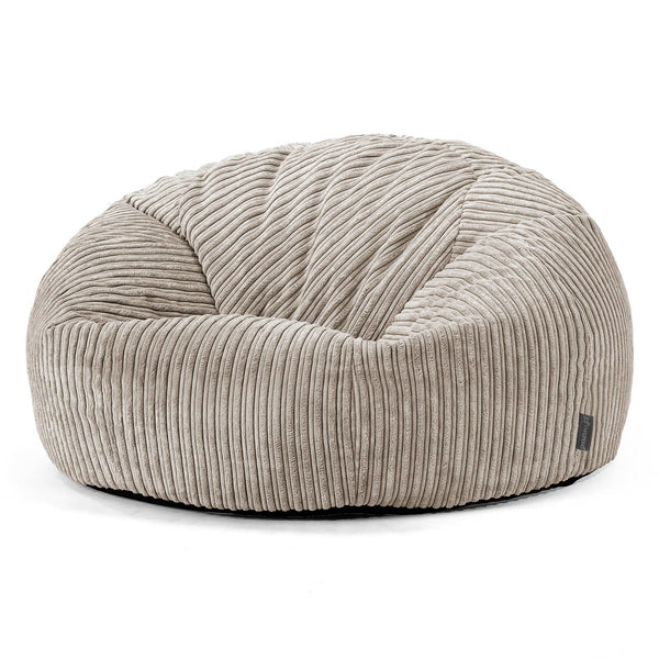 Pouf Canapé Classique - Côtelé Vison 01