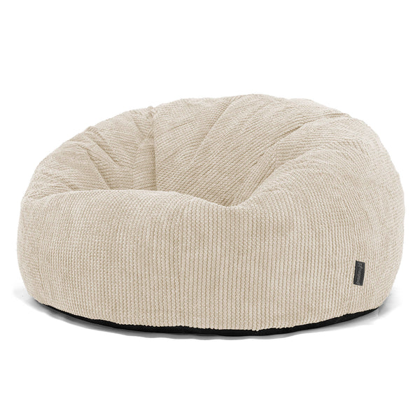 Canapé Pouf pour Enfant 6-14 ans - Pompon Crème 01