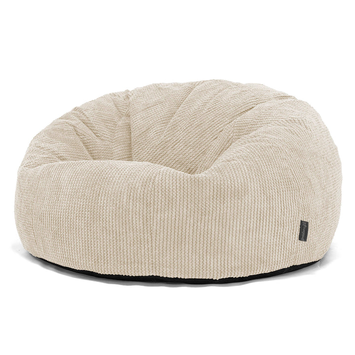 Canapé Pouf pour Enfant 6-14 ans - Pompon Crème 02