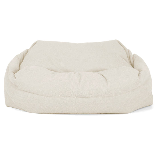Pouf Canapé Sabine - Bouclé Ivoire_01