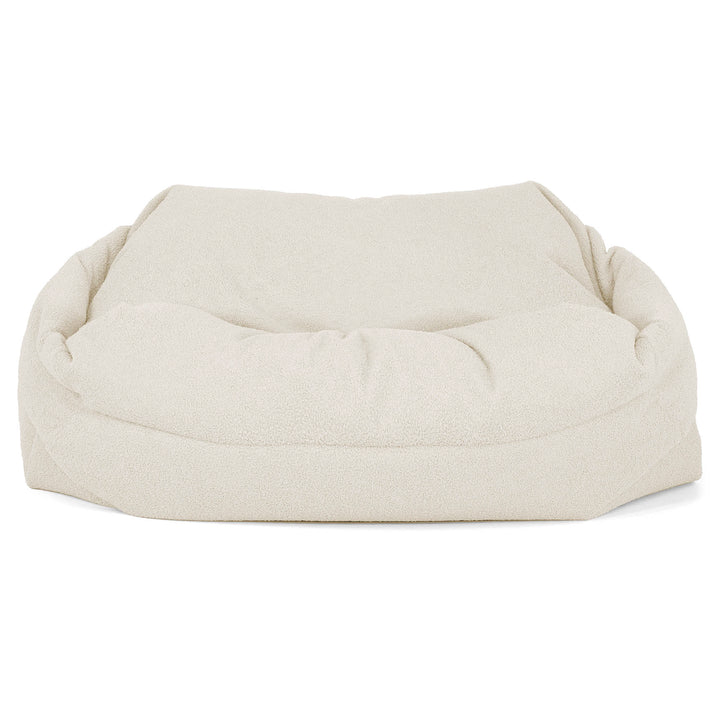 Pouf Canapé Sabine - Bouclé Ivoire_01