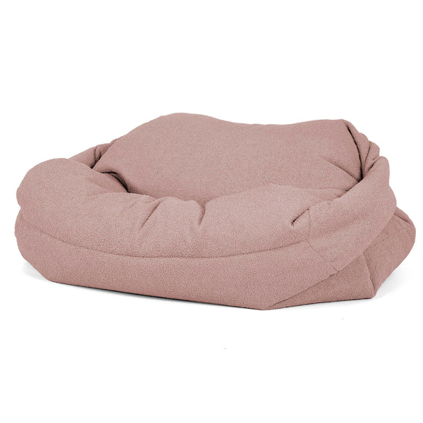Pouf Canapé Sabine - Bouclé Rose_02