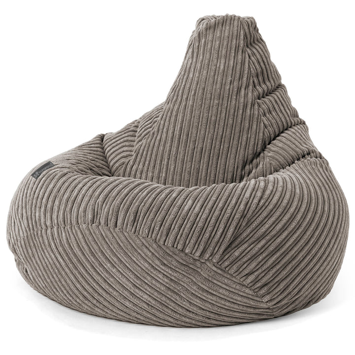 Pouf Gamer pour Enfant 6-14 ans - Côtelé Anthracite 03