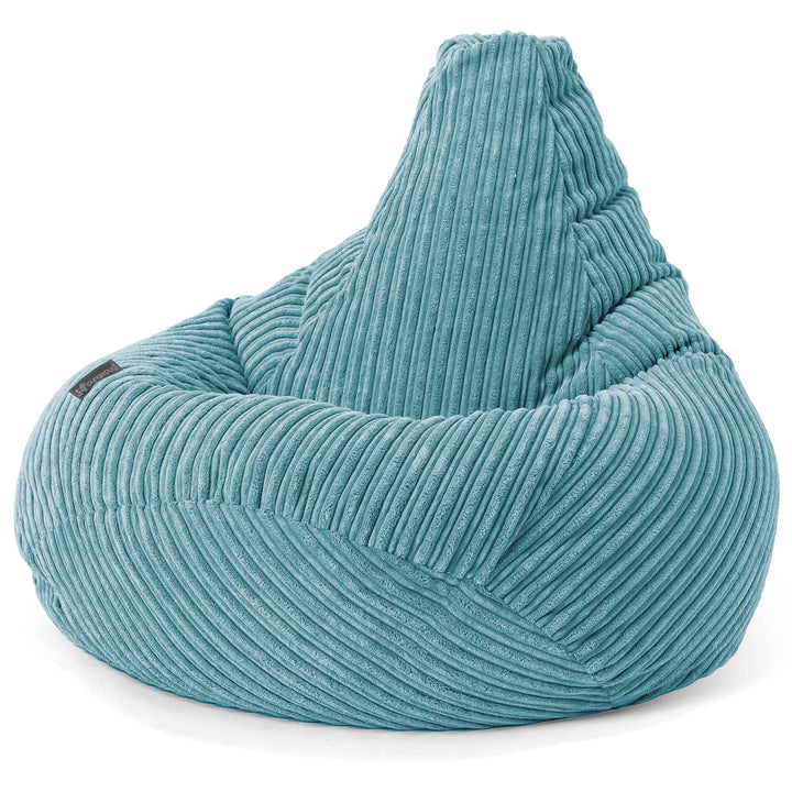 Pouf Gamer pour Enfant 6-14 ans - Côtelé Mer Égée 03