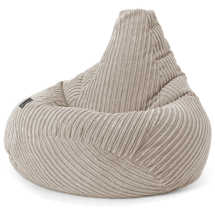 Pouf Gamer pour Enfant 6-14 ans - Côtelé Vison 03