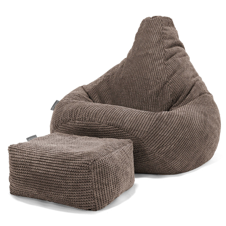 Pouf Gamer pour Enfant 6-14 ans - Pompon Chocolat 03