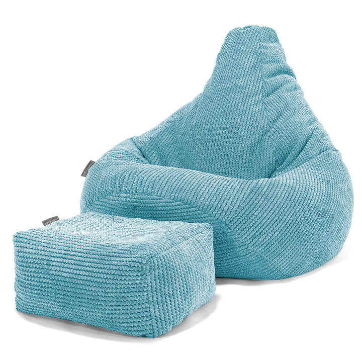 Pouf Gamer pour Enfant 6-14 ans - Pompon Mer Égée 03