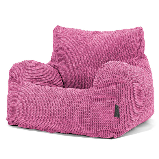 Pouf Fauteuil Design - Pompon Rose 01