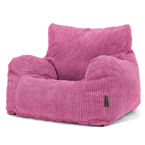 Pouf Fauteuil Design - Pompon Rose 01