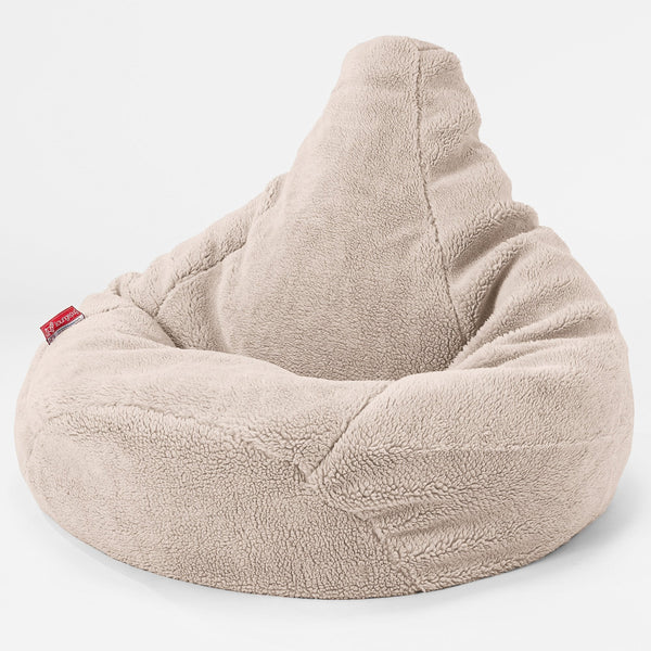Pouf Poire Gamer - Fausse Fourrure Nounours Vison 04