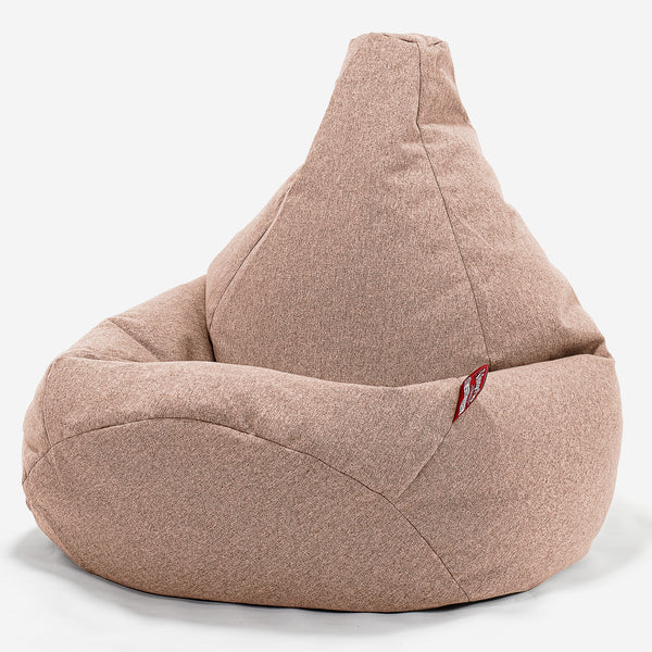 Pouf Poire Gamer - Interalli Laine Sable 01