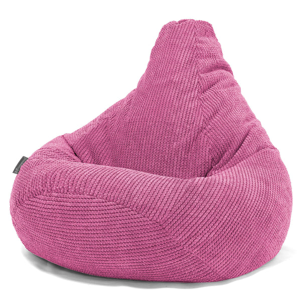 Pouf Poire Gamer - Pompon Rose 01