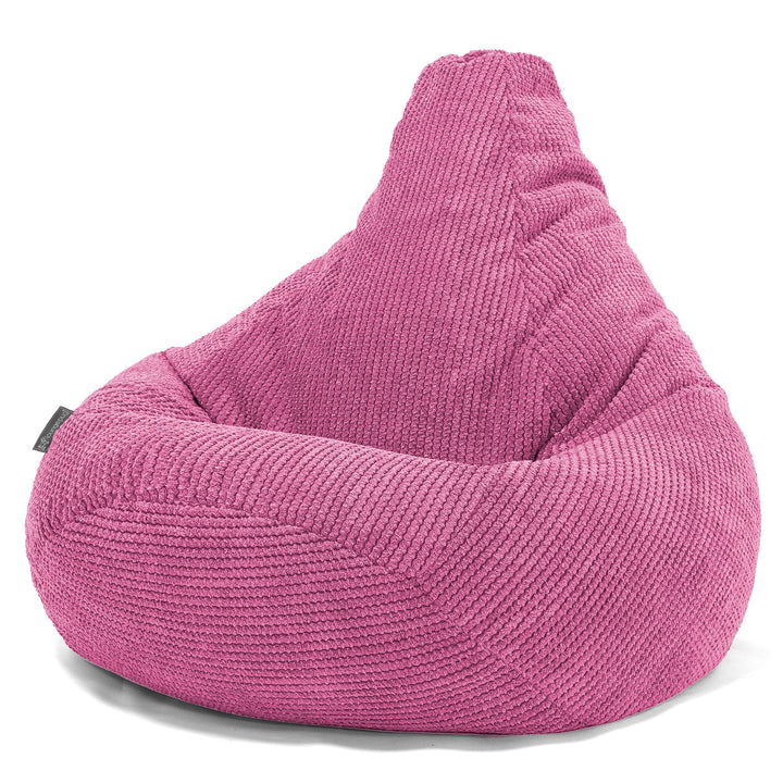 Pouf Poire Gamer - Pompon Rose 02