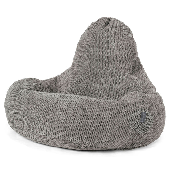 Pouf Gamer Ultra Lux - Pompon Anthracite 01