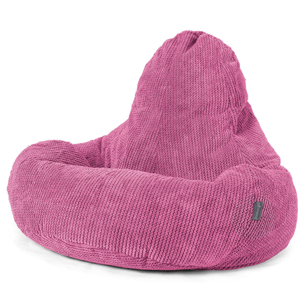 Pouf Gamer Ultra Lux - Pompon Rose 01